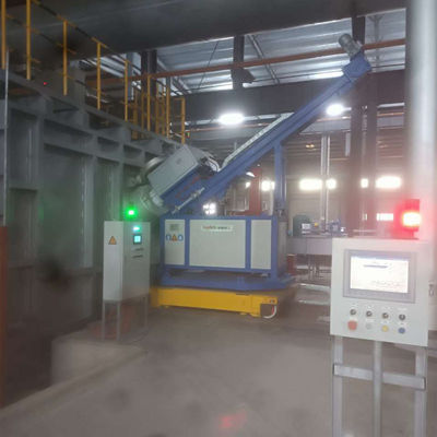 Unidade de desgaseamento rotativo ajustável para pressão de gás refinado MPa e ≤ 5 mm Tamanho de partícula do fluxo de refino a frequência de 50 Hz