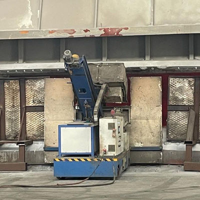 Fluxo de gás de refino Refinamento de alumínio com rotação do rotor de grafite de 0?320r/min e caudal máximo ajustável de 6?30m3/h