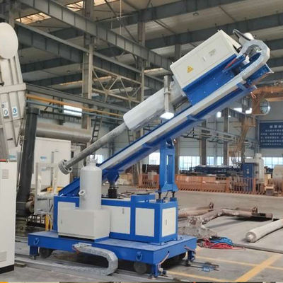 Velocidade do rotor de grafite Unidade rotativa de desgaseamento 0-600 R/min Fornecimento de energia de três fases quatro fios 0 ̊350 G/min Pulverização de fluxo refinado