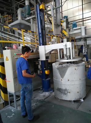 Máquina de descarga de gás de refino de alumínio de frequência 50 Hz com ≥ 99,996% de gás refinado Eficiência e precisão de pureza