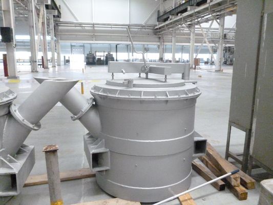 Máquina de desgaseamento de alumínio de três fases e quatro fios de alimentação para o fluxo de refino fino, tamanho de partícula ≤ 5 mm