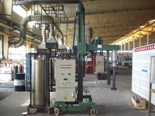 Unidade de desgaseamento rotativo de pureza com caudal de gás ajustável de 15 a 30 L/min. Velocidade do rotor de grafite r/min 0 a 600 Gás refinado996