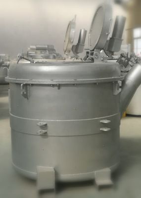 Materiais de alumínio Ladeiras de transferência de alumínio fundido com capacidade de 1000 kg ≤ 850C Temperatura máxima de funcionamento
