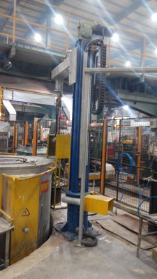 Máquina de desgaseamento de alumínio de 380V 50Hz com vida útil de revestimento de lavagem durável de 18 meses e refino de nitrogênio ou argônio de alta pureza