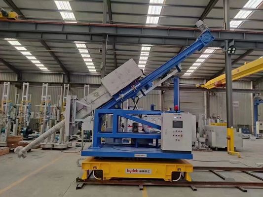 Dimensão de partícula do fluxo de refino ≤5 mm Injetor de fluxo rotativo 380V±10% Voltagem Ajuste de conversão de velocidade de rotor de grafite