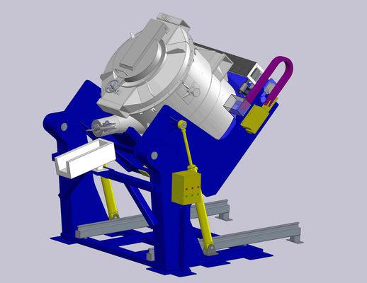 Saco de transferência de líquido de alumínio com rotação de 360°, tipo em empilhadeira e design de chá para alumínio fundido