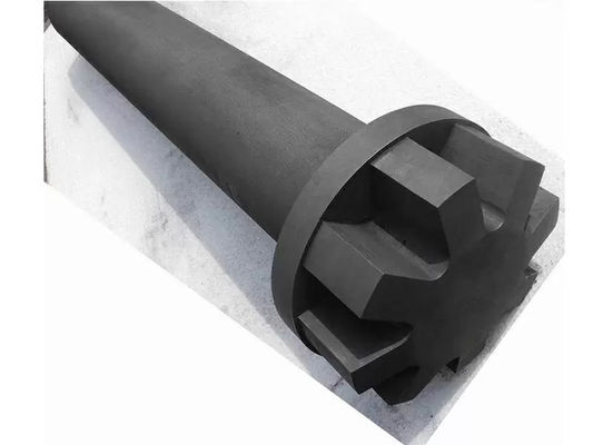 Diâmetro 90 mm Rotor de grafite comprimento de eixo personalizado para industrial