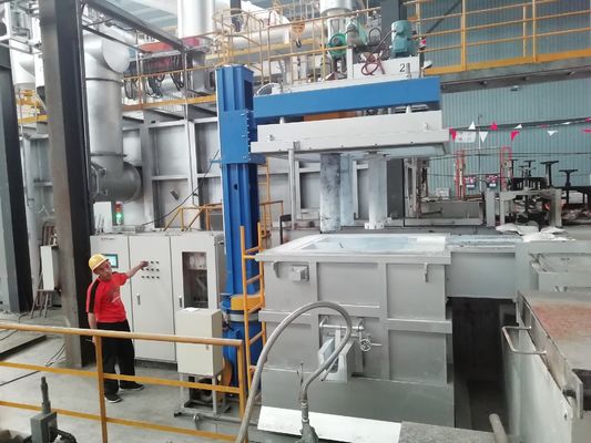 Material do eixo de grafite Caixa Tipo Unidade rotativa de desgaseamento em linha para processo automático de desgaseamento