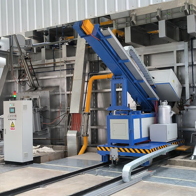 HDR Rotary Flux Injector for 2 Smelter Furnaces molten aluminum purification