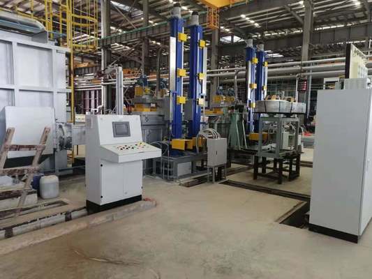 Unidade de desgaseificação rotativa PLC 1200°C 100-600rpm 5-10KW