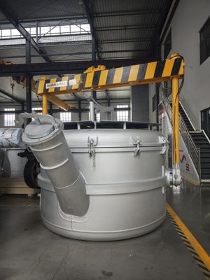 Ladeira de alumínio de tipo tetera para verter e transportar metal fundido