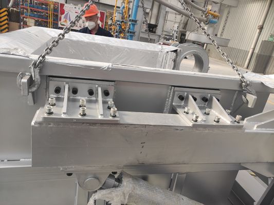 Melhorar a eficiência da fundição com a unidade rotativa de desgaseamento em linha Pressão de água de resfriamento 0,2-0,4 MPa