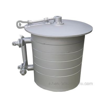 Cylindrical Molten Aluminum Transfer Ladles with Customized Colour and Less Than 10℃/h Temperature Drop