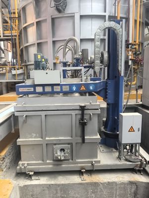 Tipo fornalha guardando de alumínio da placa de 3500kg para a carcaça da liga de alumínio