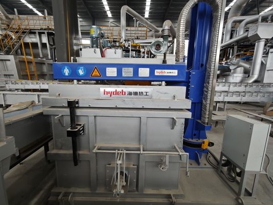 Tipo fornalha guardando de alumínio da placa de 3500kg para a carcaça da liga de alumínio