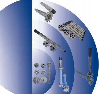 Anti-oxidation Graphite Rotor and Rotary Flux Injector with 90mm Diameter and 950mm Length for Aluminum Degassing