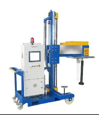 Máquina de desgaseamento rotativa HYDEB para alumínio fundido com teor de oxigénio ≤ 5 ppm, velocidade do rotor ajustável 100-600 rpm e rotor de grafite resistente à corrosão