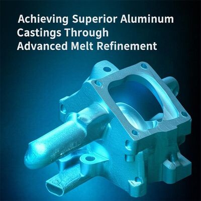 Injetor de fluxo rotativo do eixo do rotor de grafite para remoção de hidrogénio com tempo de desgaseamento ajustável