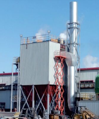 Coletor de Pó de Cartucho Ecológico com Grande Volume de Ar, Alta Eficiência de Remoção de Poeira e Sistema de Controle PLC