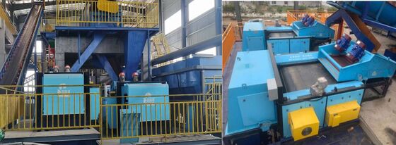 Linha de Reciclagem de Alumínio de Resíduos de 5 Toneladas por Hora com Fonte de Alimentação de 415V±10% e Sistema de Controle Centralizado