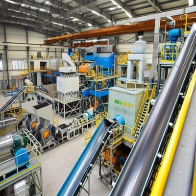 Linha de Reciclagem de Alumínio de Resíduos de 5 Toneladas por Hora com Fonte de Alimentação de 415V±10% e Sistema de Controle Centralizado