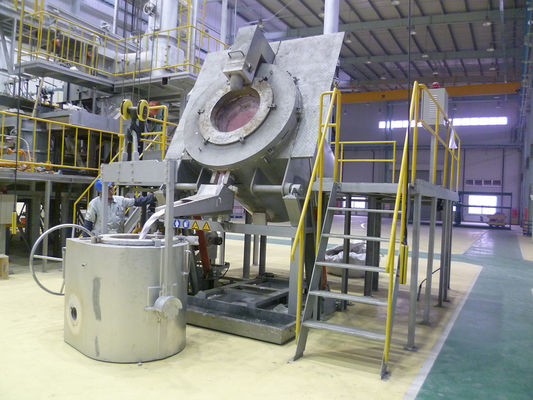 Forno de retenção de cristais de alumínio de 1000 kg de capacidade com garantia de 1 ano
