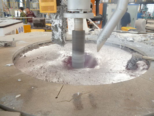 0-99 Min Tempo de refino Unidade rotativa de desgaseamento com potência total de 4 kW para pulverização de fluxo refinado