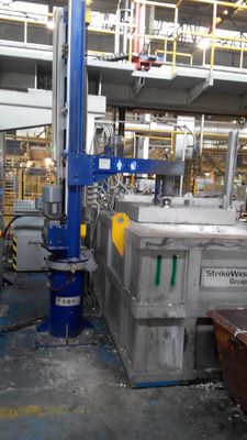 Máquina de alumínio de desgaseificação giratória do processo de refinação da unidade de 5 milímetros OEM de 30 L/MIN