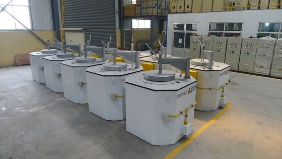 Camada guardando de alumínio de derretimento de alumínio industrial 500KG da isolação dobro da fornalha