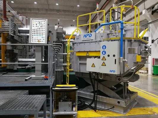 terra arrendada de derretimento elétrica de 900C 500KG que dosa o alumínio da fornalha 0,20 MPa