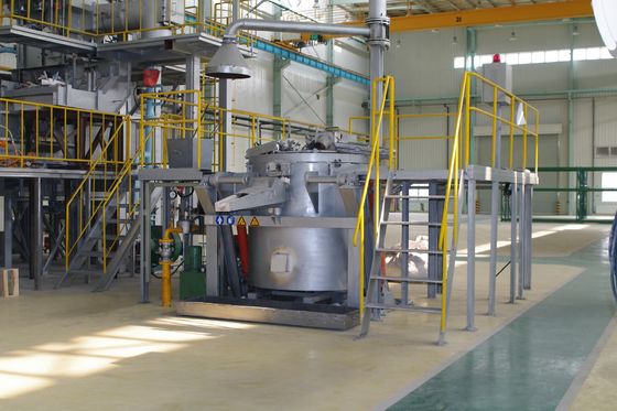 Ignição automática de alumínio de derretimento da fornalha de cadinho da sucata da eletricidade 1200KG