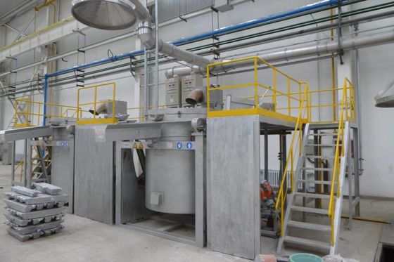 Aquecimento de gás natural da fornalha de indução de alta frequência de 1000KG 1200KG