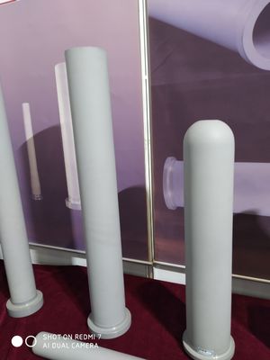 Tubos pretos da proteção do par termoelétrico do silicone dos tubos da proteção do par termoelétrico do nitreto 200mm