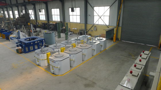 Fornalha de derretimento 1200KG de alumínio