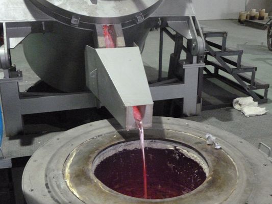 Fornalha de cadinho de alumínio do gás da liga de alumínio de fornalha de derretimento de 600KG 960C