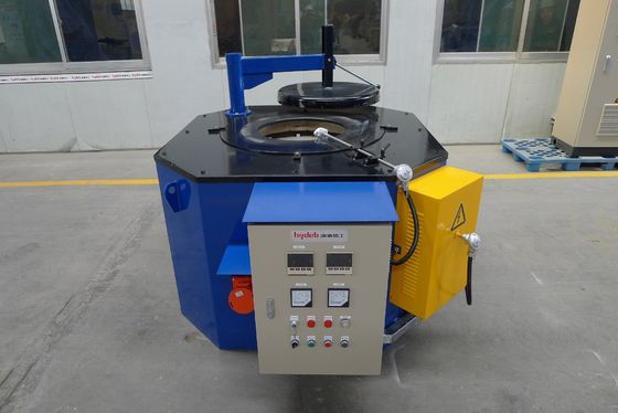 Fornalha de derretimento elétrica de inclinação azul do cadinho 1200KG para 280 Kg/H do aço Outshell do ferro