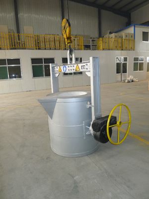 Das conchas de alumínio derretidas de transferência da capacidade 3000KG conchas de derramamento inferiores 90C