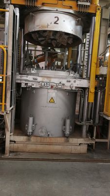 Fornalha de cadinho 900KG de alumínio de prata