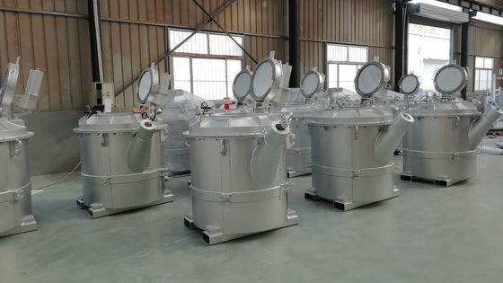 Concha livre de poeira do ferro fundido da fornalha da metalurgia da concha 1200KG para a ligação que derrama 2.5t/M3