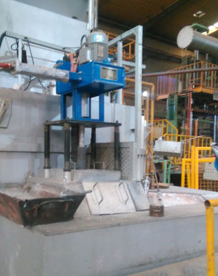 Desgaseamento consistente com 4kW de potência total Máquina de desgaseamento de alumínio e taxa de fluxo de gás ajustável