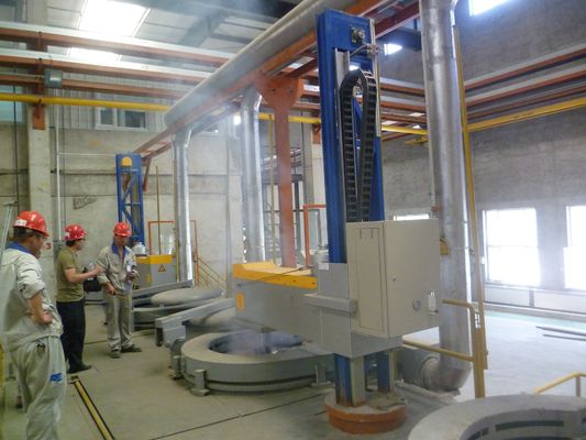 desgaseificação de vácuo do processo de refinação de 15L/Min Stationary Type Rotary Aluminium do aço