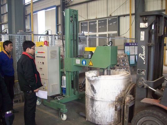 processo de unidade de desgaseificação giratório de 0.1mpa 600 RPM de refinar o superaquecimento de alumínio da prevenção