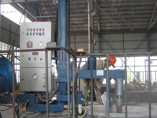 Processo de unidade de desgaseificação giratório de 600 RPM para refinar o ventilador de ar refrigerando de alumínio