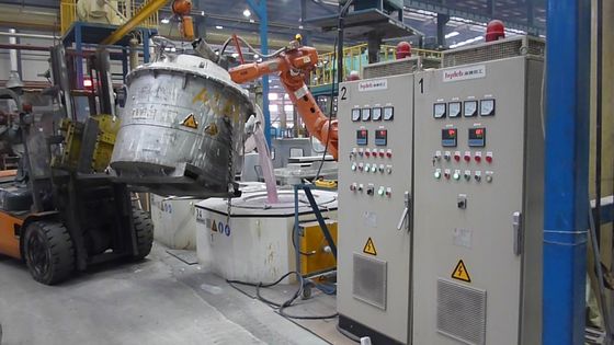 Sucata de alumínio de Grey Twins 0.30MPa que derrete a fornalha elétrica industrial 3500 quilogramas