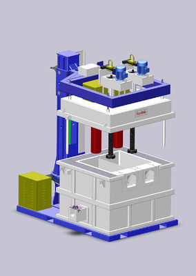 Unidade de Desgaseamento Rotativa em Linha Máquina de Desgaseamento de Refinamento de Alumínio Fluxo 0,5-3 M3/H