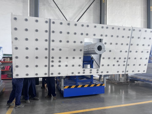 Máquina de desgaseamento de refino de alumínio controlada por PLC com velocidade ajustável e opções personalizáveis
